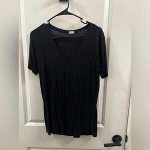 Black V-Neck T-Shirt